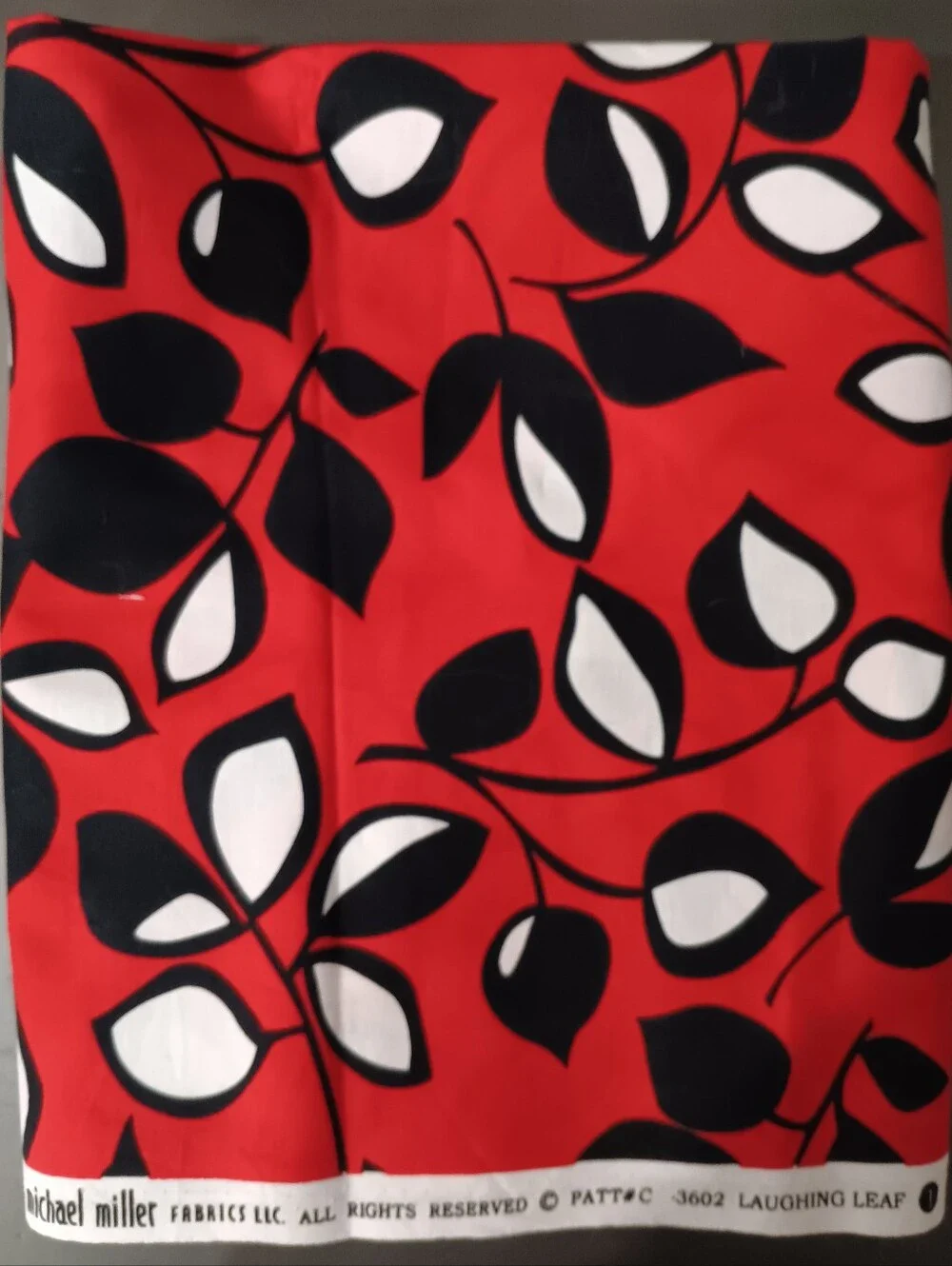 Red cotton print fabrics 7 1/2 yards (approx.)